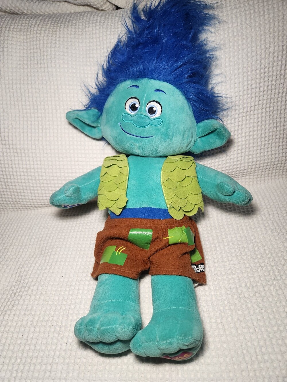 Build A Bear BAB 20" Trolls Movie Branch Smiling Plush